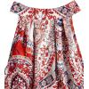 image:imageWomens Tropical Paisley Print Halter Blouse Sleeveless Boho Shirt Tops Button Back Vacation TopsMix Orange