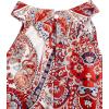 image:imageWomens Tropical Paisley Print Halter Blouse Sleeveless Boho Shirt Tops Button Back Vacation TopsMix Orange