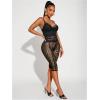 image:imageWomens Y2K Leopard Mesh Cropped Leggings 34 Length Club Capri PantsMedium Brown
