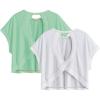 White and Light Green