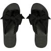 image:imageWomens Bow Knot Flip Flops Open Toe Dressy Thong Sandals Comfy Summer Vacation FlatsBlack