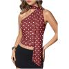 Burgundy Dots