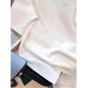 image:imageWomens 3D Embossed Letter Tees Crew Neck Short Sleeve T Shirts Streetwear TopsWhite