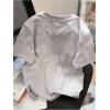 image:imageWomens Beaded Sequin Bowknot T Shirt Short Sleeve Crew Neck Embroidery Trendy Tee Y2k TopsGrey