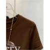 image:imageWomens Beaded Sequin Tops Bowknot Bow T Shirt Short Sleeve Crewneck Trendy Tee Top Y2k TopsCheetah Brown