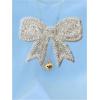 image:imageWomens Beaded Sequin Tops Bowknot Bow T Shirt Short Sleeve Crewneck Trendy Tee Top Y2k TopsLight Blue