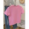 image:imageWomens Beaded Sequin Tops Bowknot Bow T Shirt Short Sleeve Crewneck Trendy Tee Top Y2k TopsLight Pink