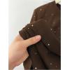 image:imageWomens Beaded Sequin Tops Bowknot Bow T Shirt Short Sleeve Crewneck Trendy Tee Top Y2k TopsShine Brown