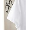 image:imageWomens Beaded Sequin Tops Bowknot Bow T Shirt Short Sleeve Crewneck Trendy Tee Top Y2k TopsWhite Solid