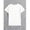 image:imageWomens Cartoon Graphic Tees Crew Neck Short Sleeve T Shirts Casual Summer TopsWhite