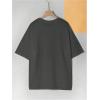 image:imageWomens Cherry Graphic Tees Top Crewneck Short Sleeve Baggy T ShirtDark Grey