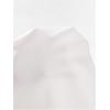 image:imageWomens Cropped Letter Graphic T Shirt Crewneck Short Sleeve Slogan Tee StreetwearSolid White