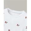 image:imageWomens Cute Graphic Tees Crew Neck Short Sleeve T Shirts Casual Summer TopsWhite