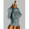 image:imageWomens Graphic Print Sheer Crop Tees Short Sleeve Crew Neck TShirts Going Out TopsGrey