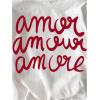 image:imageWomens Letter Graphic Tees Crew Neck Short Sleeve T Shirts Summer OutfitsWhite and Red