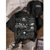 image:imageWomens Sea Otter Print Graphic Tees Cute Short Sleeve Crew Neck Casual Summer T ShirtsBlack