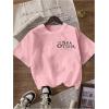 image:imageWomens Sea Otter Print Graphic Tees Cute Short Sleeve Crew Neck Casual Summer T ShirtsLight Pink
