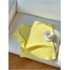 image:imageWomens Textured Tops Crew Neck Short Sleeve T Shirts Casual Summer TopsYellow