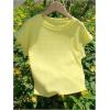 image:imageWomens Textured Tops Crew Neck Short Sleeve T Shirts Casual Summer TopsYellow