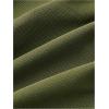 image:imageWomens Tie Front V Neck Sheer Mesh Tops Long Flounce Sleeve Asymmetrical Hem T ShirtGreen