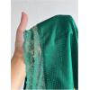 image:imageWomens Y2K Lace Mesh Jersey Shirts V Neck Short Sleeve Off The Shoulder Tops Crop Graphic TeesDark Green