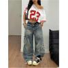 image:imageWomens Y2K Lace Mesh Jersey Shirts V Neck Short Sleeve Off The Shoulder Tops Crop Graphic TeesSolid White