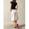 image:imageWomens Y2K Star Patched Crop Tee Tops Short Sleeve Ribbed Summer Vintage Tight ShirtBlack