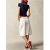 image:imageWomens Y2K Star Patched Crop Tee Tops Short Sleeve Ribbed Summer Vintage Tight ShirtBlue