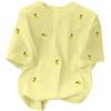 image:imageWomens Lemon Print Cute Tops Crew Neck Short Sleeve T Shirts Casual Summer TopsYellow