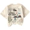 image:imageWomens Sea Otter Print Graphic Tees Cute Short Sleeve Crew Neck Casual Summer T ShirtsApricot