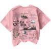 image:imageWomens Sea Otter Print Graphic Tees Cute Short Sleeve Crew Neck Casual Summer T ShirtsLight Pink