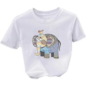 image:imageWomens Beaded Sequin Bowknot T Shirt Short Sleeve Crew Neck Embroidery Trendy Tee Y2k TopsPrint White