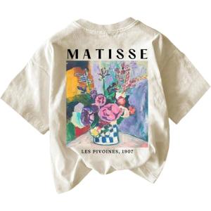 image:imageWomens Letter Graphic Tees Crew Neck Short Sleeve T Shirts Summer OutfitsColored Apricot
