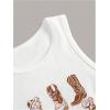 image:imageRoseSeek Womens Graphic Crop Tops Crewneck Slim Fit Sleeveless Tank Tops Summer Tops Cowgirl ShirtsWhite