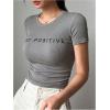 image:imageRoseSeek Womens Short Sleeve Graphic Tees Crew Neck Slim Fit Crop Tops Casual T Shirt