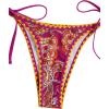 image:imageRoseSeek Womens 2 Piece Paisley Print Swimsuit Halter Triangle Tie Side Bathing Suit Boho Bikini SetMulticolor