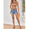 image:imageRoseSeek Womens Boho Tank Tops 2024 Causal Summer Sleeveless Vest Tops Geo Print Crewneck ShirtsLight Orange