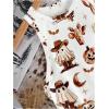 image:imageRoseSeek Womens Cow Print Tank Top Sleeveless Crewneck Fitted Crop Tops Summer Cowgirl VestPumpkin Multicolor