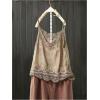 image:imageRoseSeek Womens Lace Trim Cami Tops Spaghetti Strap V Neck Sleeveless Tank Tops Y2k Vintage Retro CamisoleCoffee Brown