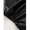 image:imageRoseSeek Womens Off Shoulder PU Leather Tank Top Sleeveless Slim Fit Crop Tops Elegant Y2K ClubwearBlack