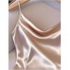 image:imageRoseSeek Womens Satin Cami Tops Cowl Neck Sleeveless Camisole Elegant Tops Summer OutfitsApricot