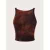 image:imageRoseSeek Womens Tie Dye Crop Camisole Tops Fitted Sleeveless Tank Top Summer ClothesMulticolor