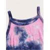 image:imageRoseSeek Womens Tie Dye Crop Camisole Tops Fitted Sleeveless Tank Top Summer ClothesPink Purple