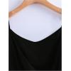 image:imageRoseSeek Womens Tie Side Wrap Camisole Tops Spaghetti Strap V Neck Elegant Blouses ShirtsBlack