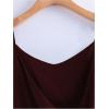 image:imageRoseSeek Womens Tie Side Wrap Camisole Tops Spaghetti Strap V Neck Elegant Blouses ShirtsBurgundy