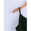 image:imageRoseSeek Womens Tie Side Wrap Camisole Tops Spaghetti Strap V Neck Elegant Blouses ShirtsOlive Green