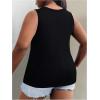 image:imageRoseSeek Womens Vintage Graphic Car Print Summer Tank Top Crewneck Sleeveless Tops StreetwearBlack