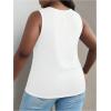 image:imageRoseSeek Womens Vintage Graphic Car Print Summer Tank Top Crewneck Sleeveless Tops StreetwearWhite