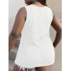 image:imageRoseSeek Womens Vintage Graphic Car Print Summer Tank Top Crewneck Sleeveless Tops StreetwearWhite and Red