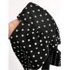image:imageRoseSeek Womens Y2K Polka Dots Backless Halter Tops Sleeveless Ruched Fitted Low Cut Crop TopBlack